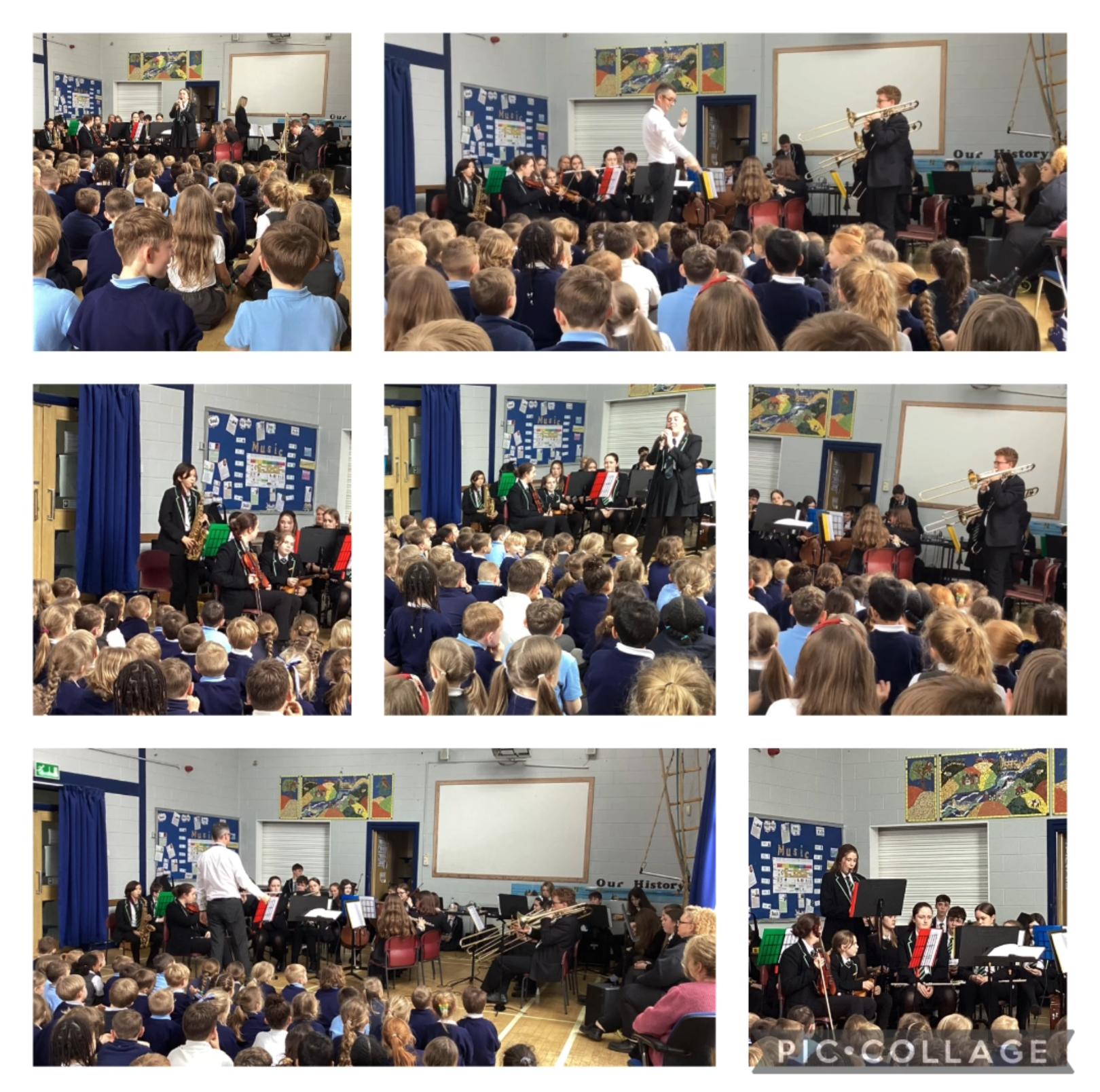 Newark Academy orchestra joined us, performing & sharing music and instrumental knowledge.